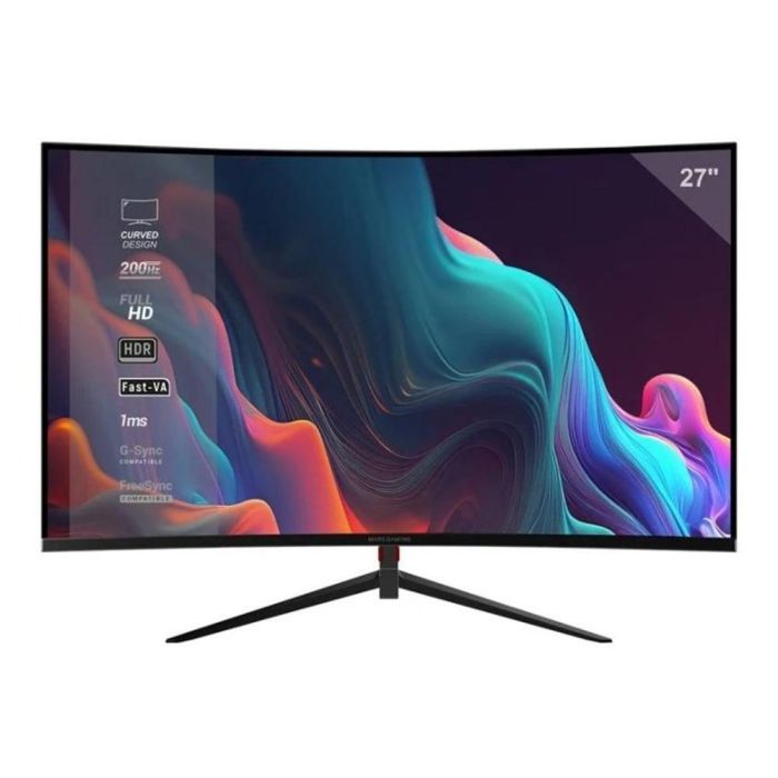 Mars Gaming MV27 Monitor Curvo 27 Pulgadas FHD 200Hz 1500R