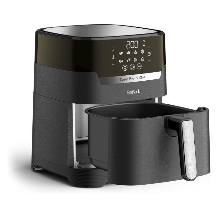 Tefal Easy Fry & Grill EY5058 - Freidora de aire caliente 4.2L para 6 personas con 8 programas: freir, asar, grill, deshidratar, 80-200°C, 1550W, Negro 1