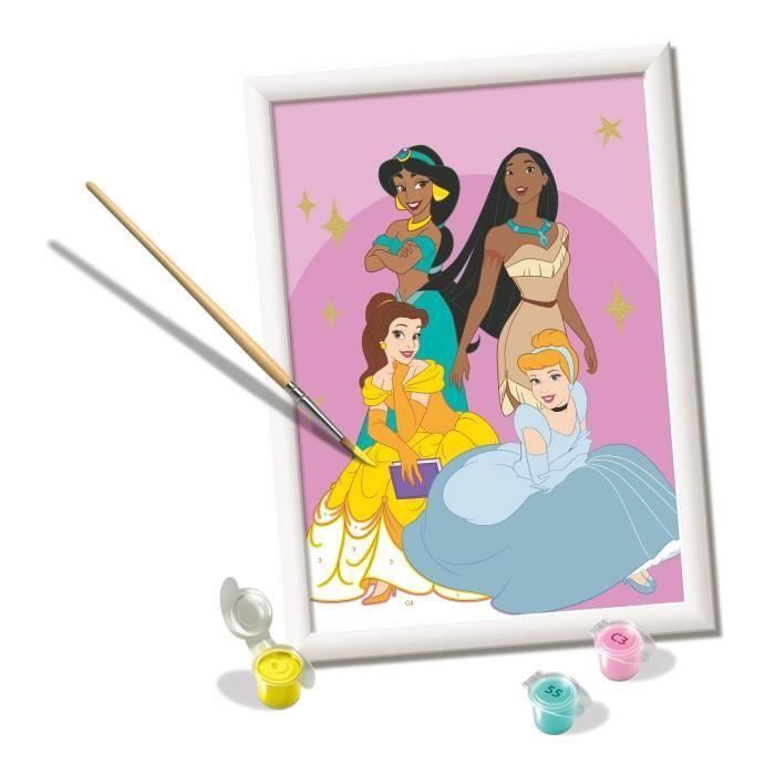 CreArt Kids - Kit de pintura por números de princesas Disney (18 x 24 cm), a partir de 7 años, 25843, Ravensburger 1 CreArt Kids - Kit de pintura por números de princesas Disney (18 x 24 cm), a partir de 7 años, 25843, Ravensburger 1