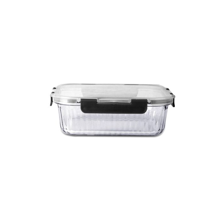 Recipiente Basicos DKD Home Decor Transparente 17.5 x 8.2 x 23 cm Recipiente Basicos DKD Home Decor Transparente 17.5 x 8.2 x 23 cm