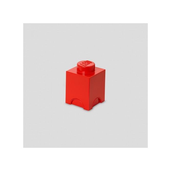 LEGO Storage Brick 1 Rojo - Contenedor Ladrillo Organizador LEGO Room Copenhagen