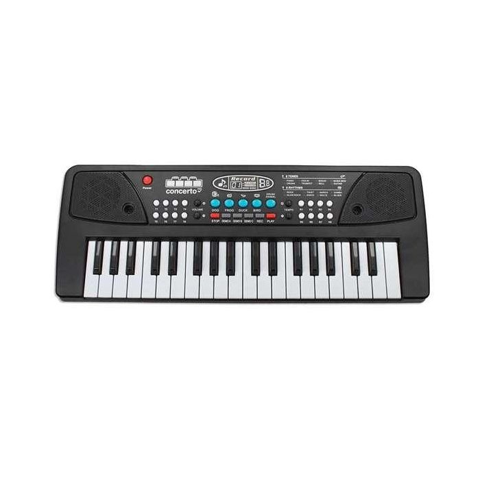 Organo electronico 37 teclas con microfono, toma usb con cable de audio. 43x16x5,40 cm 6 Organo electronico 37 teclas con microfono, toma usb con cable de audio. 43x16x5,40 cm 6