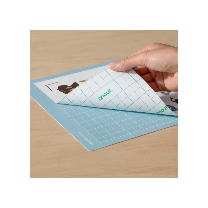 Cricut 2010626 Lámina Adhesiva Light Grip para Cricut Joy Xtra, Azul, 216 x 305 mm, 1 Pieza 2