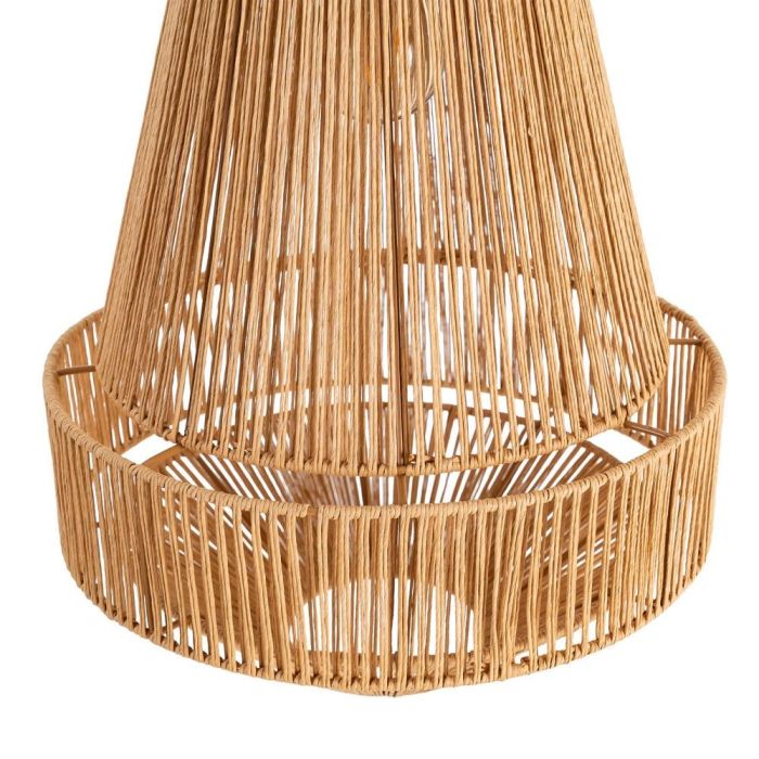 Lámpara Techo Natural Cuerda de Papel 30 X 30 X 40 cm