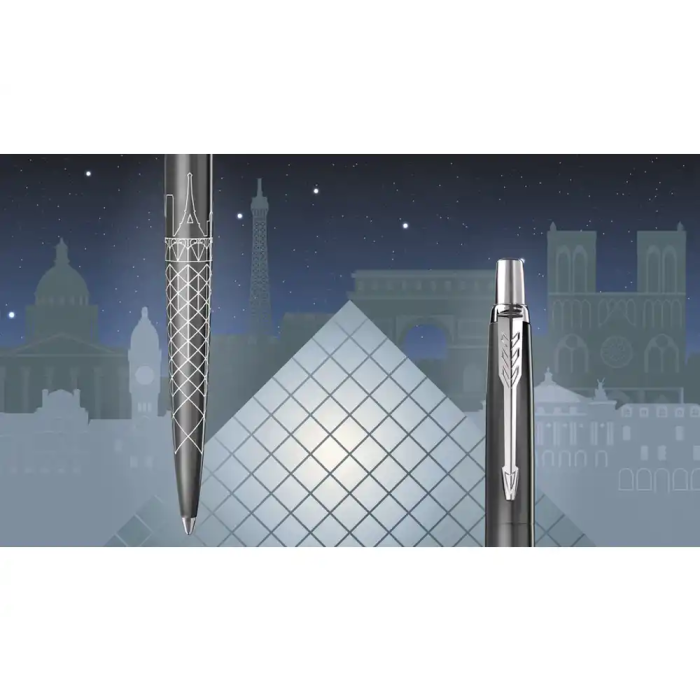 Boligrafo Parker Jotter Core Global Icons Paris Gris Ct 4 Boligrafo Parker Jotter Core Global Icons Paris Gris Ct 4