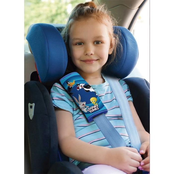 Looney Tunes / Disney Almohadilla Suave Para Cinturón I47 CZ10979 Rosa Poliéster Infantil 3