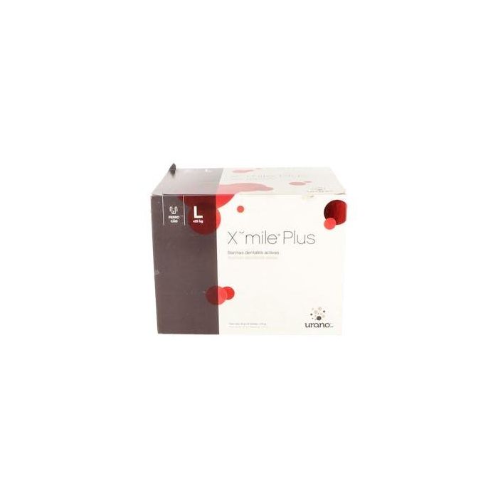 Xmile Barritas Dentales Activas para Perro con Ovoextracto, Cúrcuma y Sulfato de Zn - 15 Unidades