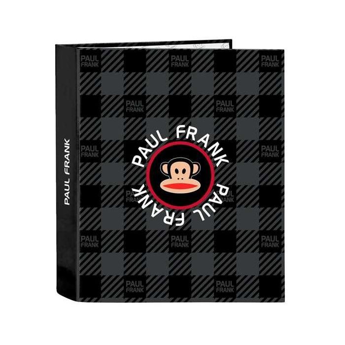 Carpeta de anillas Paul Frank Campers Negro A4 (27 x 33 x 6 cm) Carpeta de anillas Paul Frank Campers Negro A4 (27 x 33 x 6 cm)