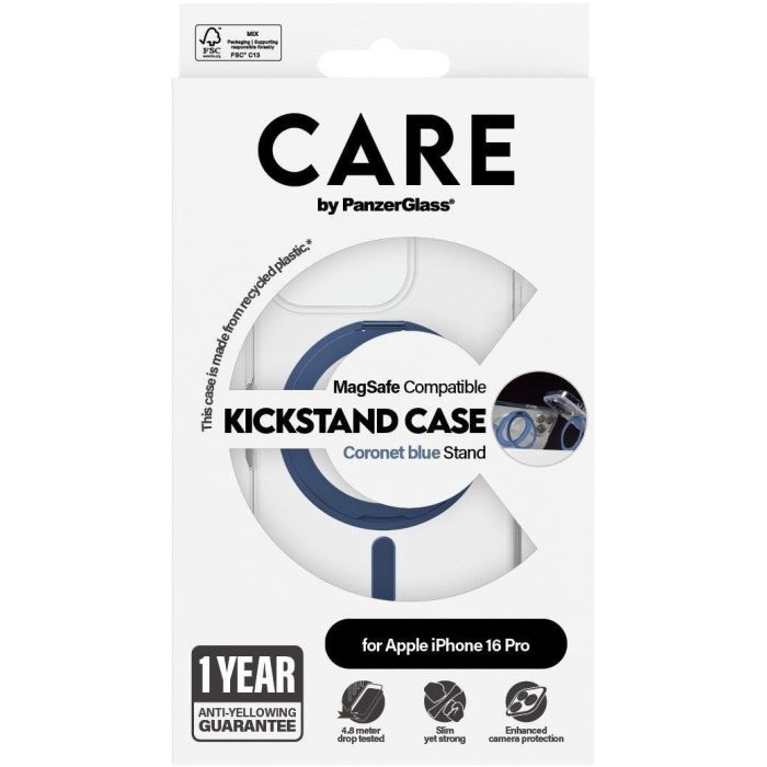 CARE Case Feature Clear Kickstand&MagSafe iPhone 16 Pro 3