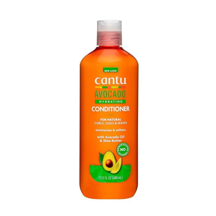 Cantu AVOCADO HYDRATING silicone free Acondicionador Hidratante Cabello Rizado 400 ml