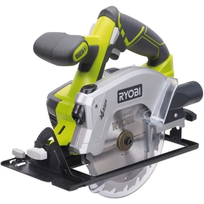 Ryobi Sierra Circular 150 mm - 18V con Guía Láser y Bloqueo de Eje, Mango Frontal y Micro Panal 0 Ryobi Sierra Circular 150 mm - 18V con Guía Láser y Bloqueo de Eje, Mango Frontal y Micro Panal 0