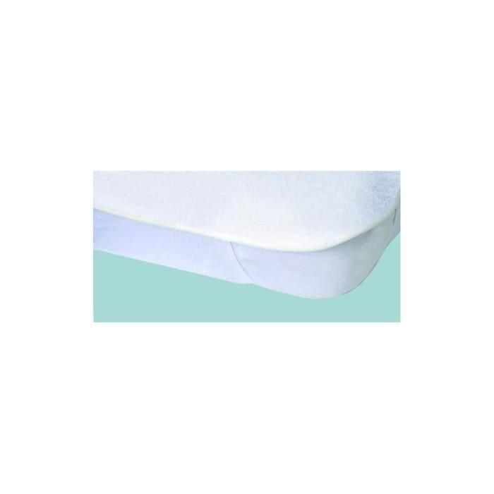 Alese protector de colchón impermeable Elasretane terry terry 100% algodón 140x190 cm blanco 1 Alese protector de colchón impermeable Elasretane terry terry 100% algodón 140x190 cm blanco 1