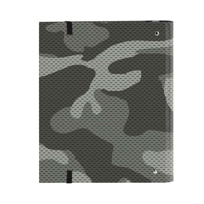 Carpeta de anillas Safta Stone Negro 27 x 32 x 3.5 cm 3