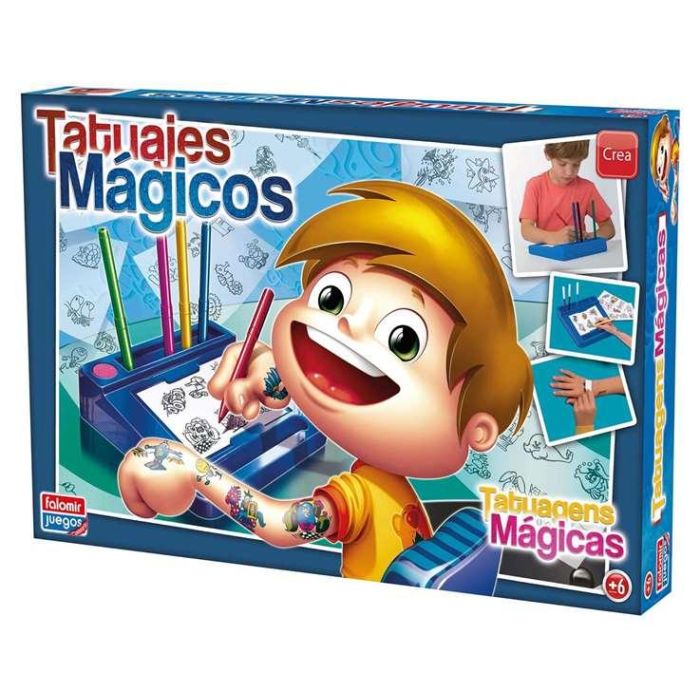 Juego De Mesa Falomir Tatuajes Magicos Infantil 3 Juego De Mesa Falomir Tatuajes Magicos Infantil 3