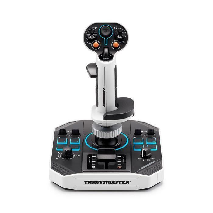 Thrustmaster AAAVI88977 Joystick Espacial Sol-R 1 Flightstick Ambidiestro con 44 Botones y Tecnología HEART de 16 bits 1 Thrustmaster AAAVI88977 Joystick Espacial Sol-R 1 Flightstick Ambidiestro con 44 Botones y Tecnología HEART de 16 bits 1