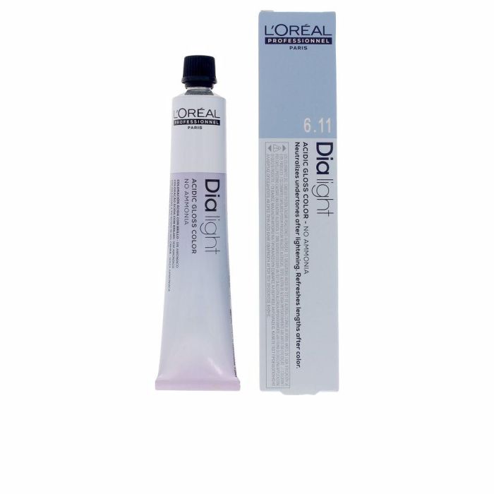 Loreal Dia Light Tinte Sin Amoníaco Rubio Oscuro Ceniza Profunda Color 6.11 50 ml 1