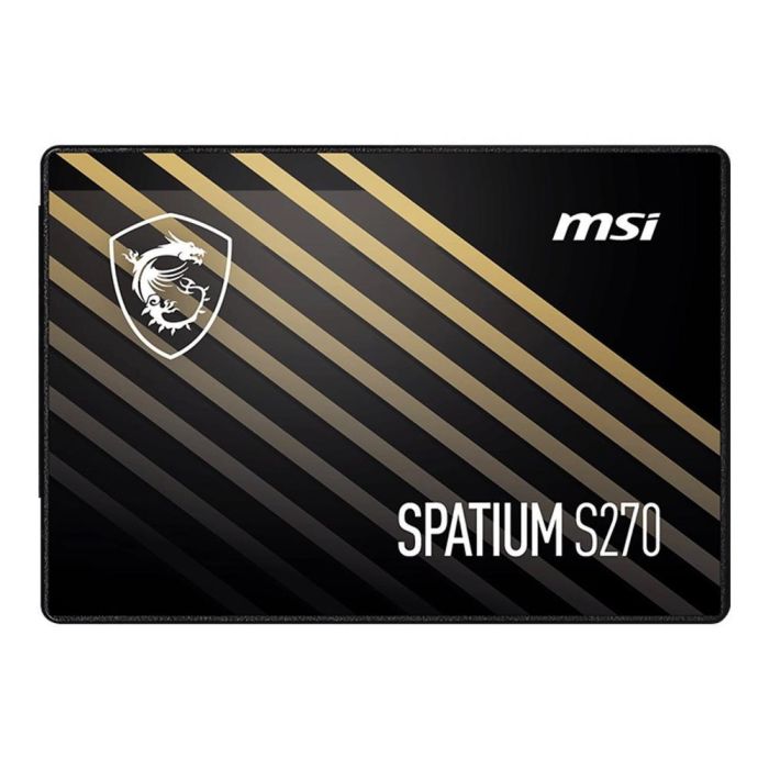 MSI SPATIUM S270 SSD Interno 480GB 2.5" SATA III, Velocidad Lectura 500 MB/s Escritura 450 MB/s, para PC y Portátil