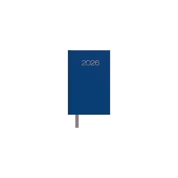 Agenda Anual (2026) Dohe Lisboa Cosida Tapa Extra Polipiel 85X130 S/V Azul