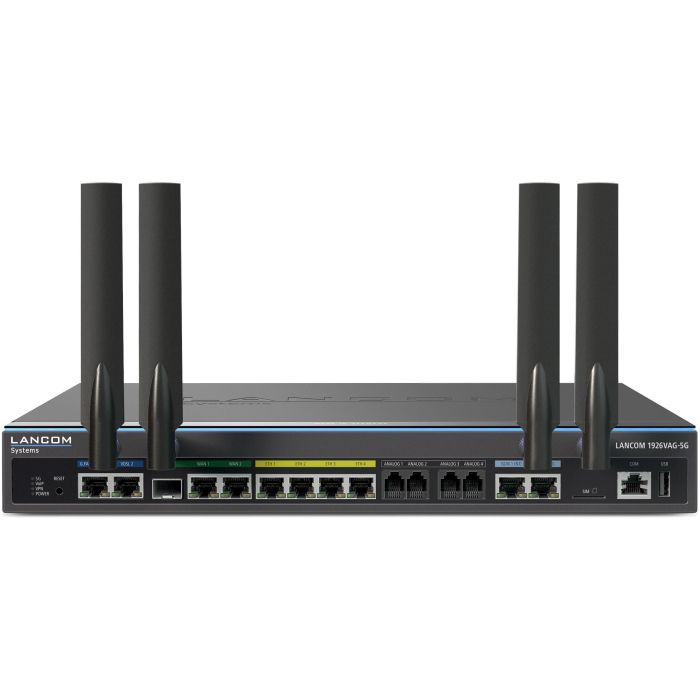 LANCOM 1926VAG-5G Router 5G Móvil Ethernet Rack 1U VPN Seguridad Cortafuegos DHCP Servidor Cliente 0 LANCOM 1926VAG-5G Router 5G Móvil Ethernet Rack 1U VPN Seguridad Cortafuegos DHCP Servidor Cliente 0