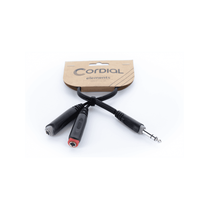 Cable Y Jack Estéreo Macho / 2 Jacks Mono Hembra 30 Cm 2 Cable Y Jack Estéreo Macho / 2 Jacks Mono Hembra 30 Cm 2