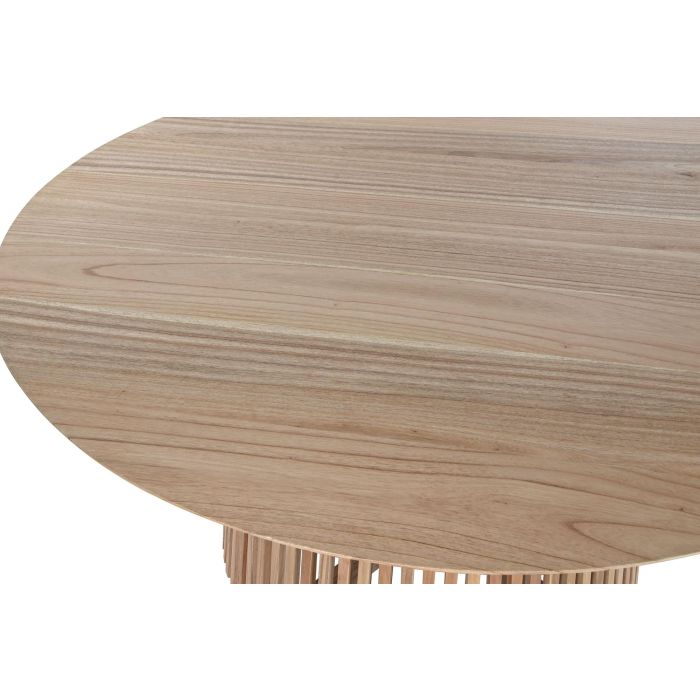 DKD Home Decor Mesa Redonda Comedor Scandi Natural 150x150x77 cm 1