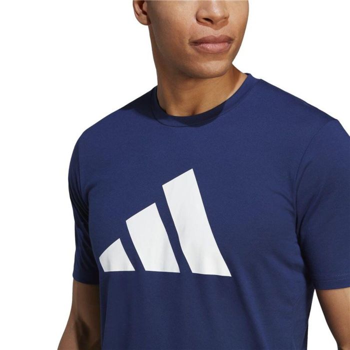 Camiseta de Manga Corta Hombre Adidas Training Essentials Feel Ready Azul oscuro 5-6 Años 2
