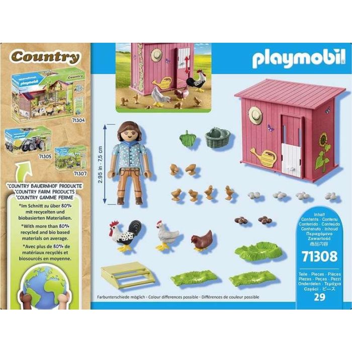 Gallinero con figura playmobil country 2 Gallinero con figura playmobil country 2