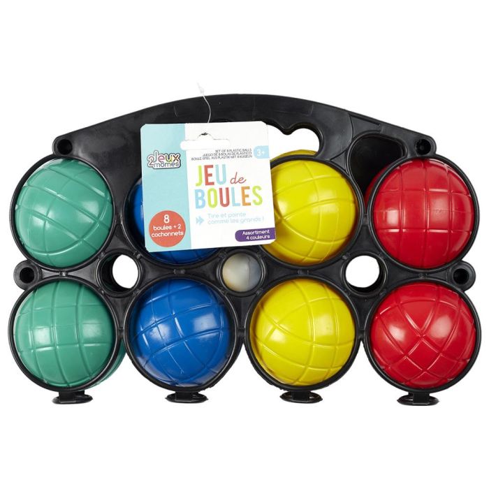 Jeux 2 momes Juego Petanca 8 Bolas con 2 Boliches en Estuche con Asa 0 Jeux 2 momes Juego Petanca 8 Bolas con 2 Boliches en Estuche con Asa 0