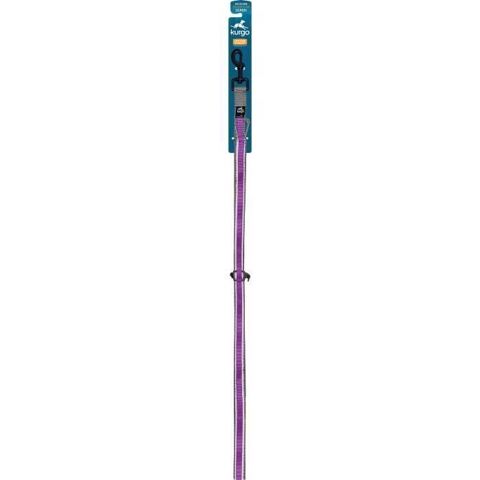 Correa manos libres - KURGO - QUANTUM - 6 posiciones - 120 a 180 cm - Morado 2