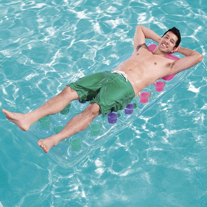Bestway Colchoneta Hinchable Vasos con Mirilla Color Surtido 188x71 cm Playa y Piscina 43040 2 Bestway Colchoneta Hinchable Vasos con Mirilla Color Surtido 188x71 cm Playa y Piscina 43040 2