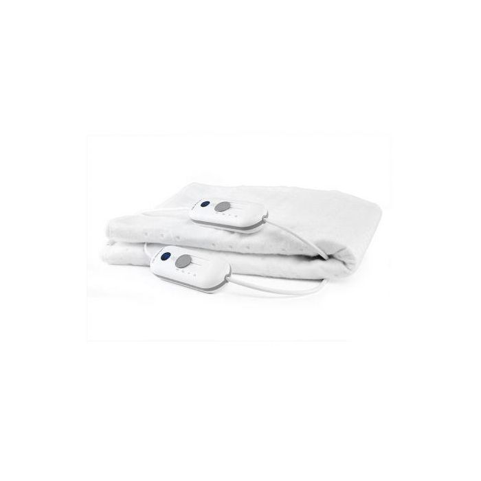 Orbegozo Calientacamas CAH-1450 Eléctrico 160x140 cm Blanca 3 Niveles de Potencia Calor Independiente Lavable