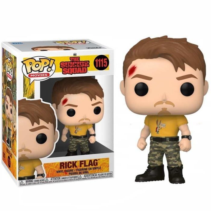 Funko Pop DC Comics Escuadrón Suicida Rick Flag Figura Coleccionable Nº 1115 - Caja Original
