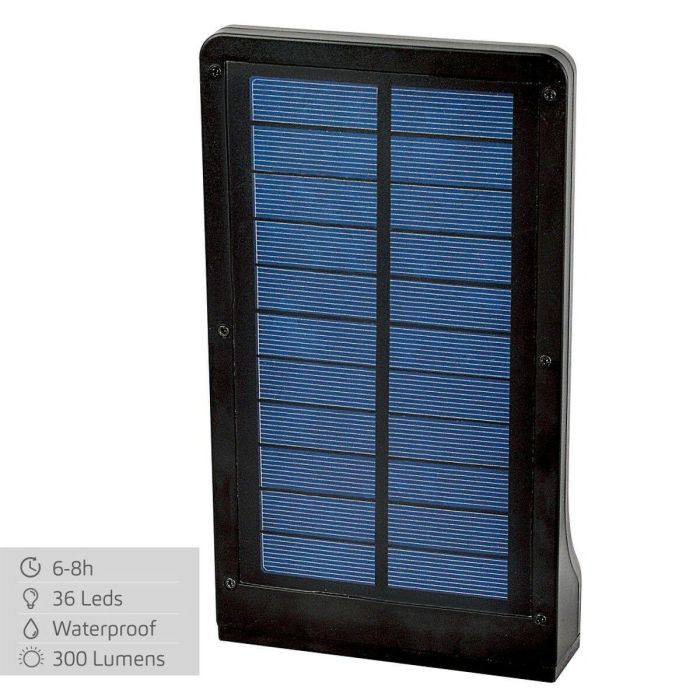 Lámpara solar Aktive 11 x 3 x 19 cm (12 Unidades) 2 Lámpara solar Aktive 11 x 3 x 19 cm (12 Unidades) 2