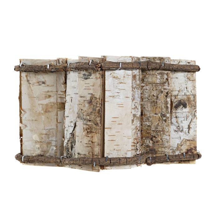 DKD Home Decor Centro de Mesa Navidad Alpina con Estrella de Abedul y Ratán Natural 27x27x10 cm (Set de 2 Unidades) 2 DKD Home Decor Centro de Mesa Navidad Alpina con Estrella de Abedul y Ratán Natural 27x27x10 cm (Set de 2 Unidades) 2
