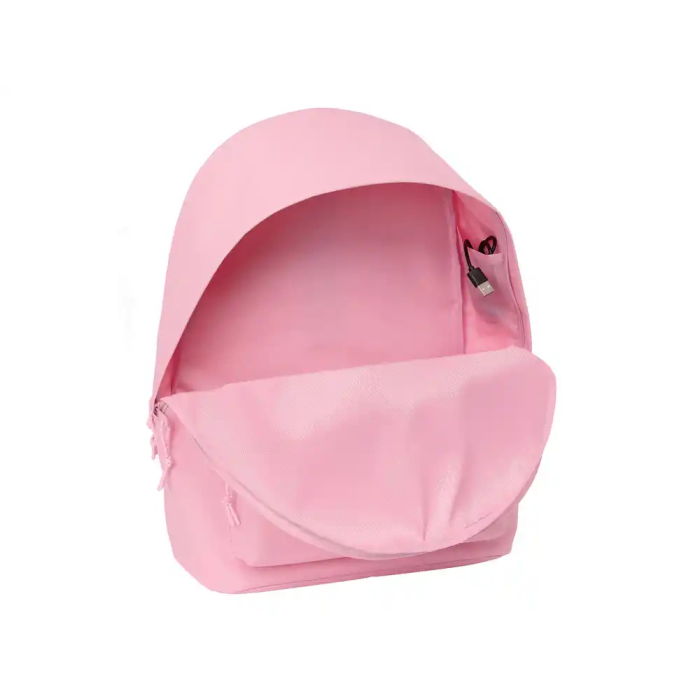 Safta Mochila Doble para Portátil 15,6" + USB Real Madrid Chica Rosa 31x44x18 cm 3