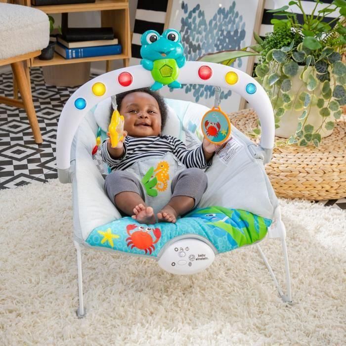 BABY EINSTEIN BE74451131026 Tumbona Neptuno Ocean Explorers, 15 melodías, luces, vibraciones 5