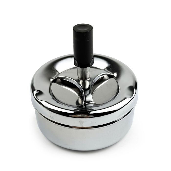 Inde Cenicero Acero Push 9 cm 5