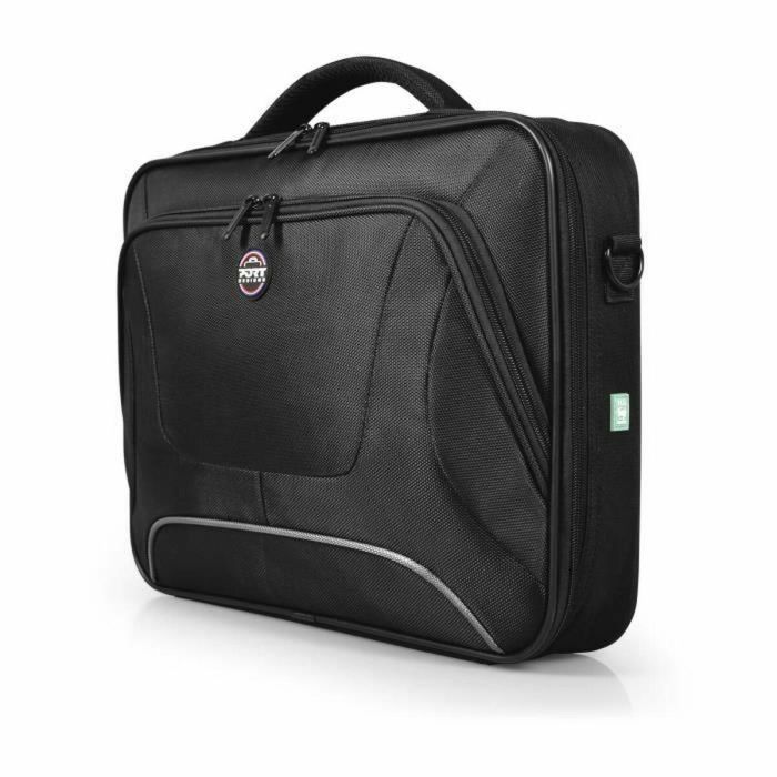Maletín para Portátil Port Designs 160512 Negro Monocromo 15,6'' 2