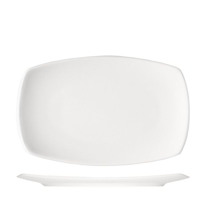 BAUSCHER Options Fuente Oval 32x23 cm Porcelana - Minimalismo y Modernidad para Presentaciones Únicas (6 Unidades)