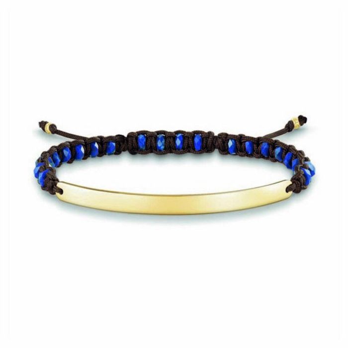 Pulsera Mujer Thomas Sabo LBA0056-892-32-L19v Azul Dorado Plata (16 - 19 cm) Pulsera Mujer Thomas Sabo LBA0056-892-32-L19v Azul Dorado Plata (16 - 19 cm)