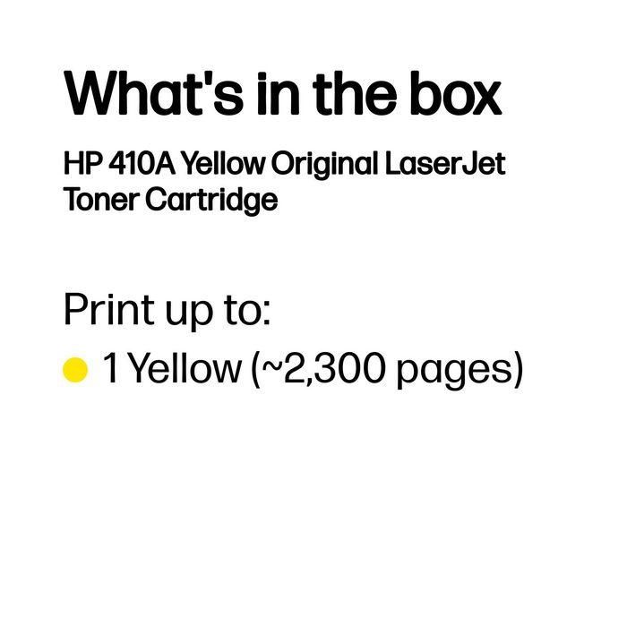HP LaserJet M452dn/M377/410A/M477 Toner Amarillo 2