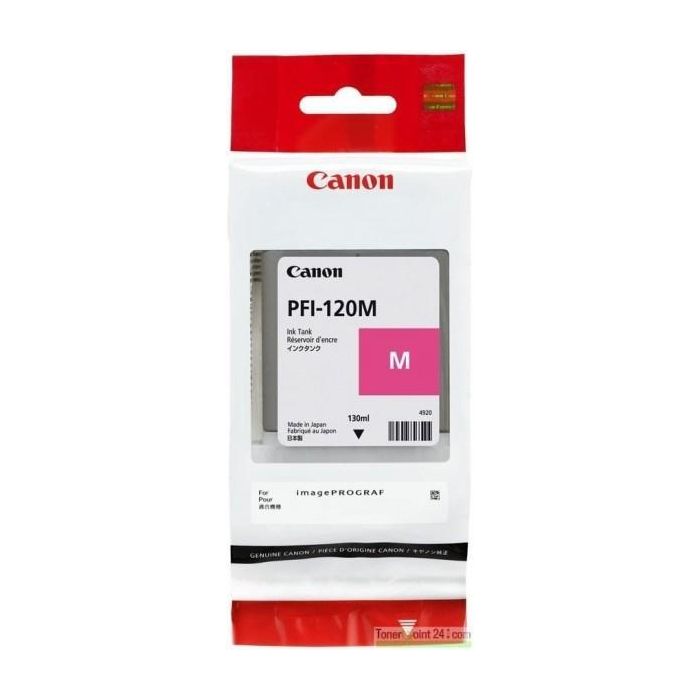 Canon Tinta Magenta PFI-120M para TM-200/205/300/305 (130 ML) Canon Tinta Magenta PFI-120M para TM-200/205/300/305 (130 ML)