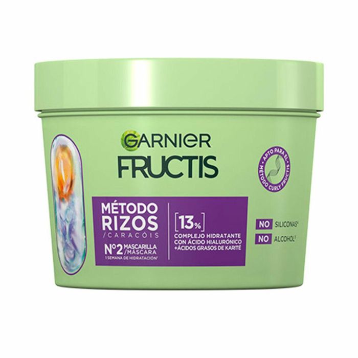 Garnier Método Rizo Mascarilla Nº2 Cabello Rizado Hidratante Nutritiva 370 ml