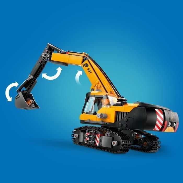LEGO City 60420 La excavadora de construcción amarilla, juguete para niños a partir de 8 años 3 LEGO City 60420 La excavadora de construcción amarilla, juguete para niños a partir de 8 años 3