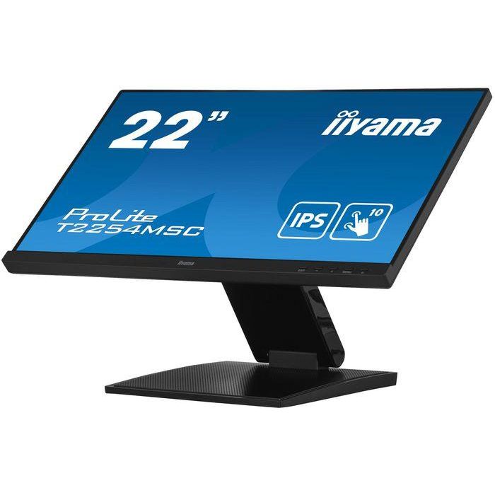 iiyama ProLite T2254MSC-B1AG Monitor Táctil 22" Full HD IPS 4ms 60Hz con Altavoces, HDMI y DisplayPort Negro 9