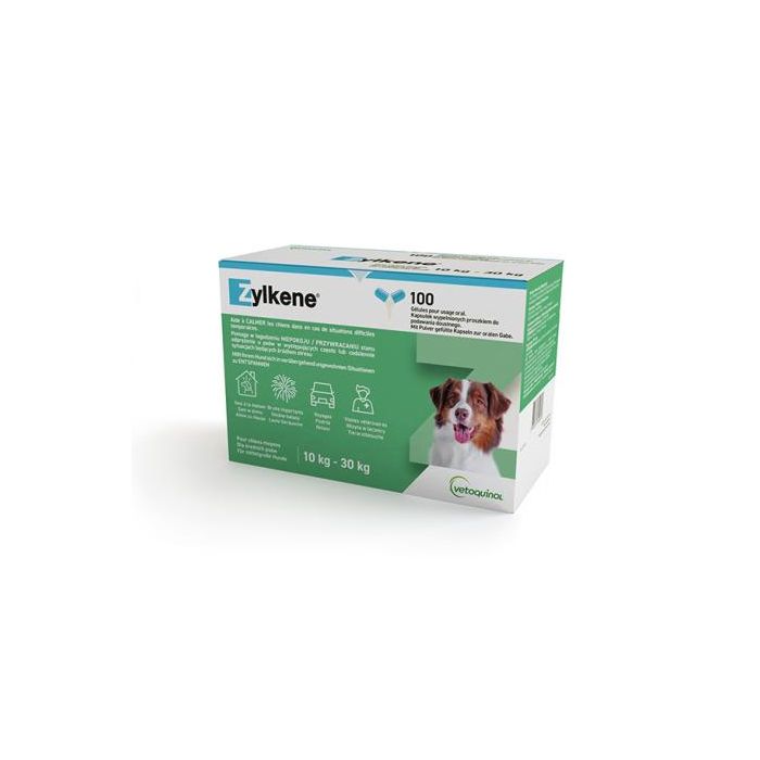 Vetoquinol Zylkene 225 mg 100 Cápsulas para Perros y Gatos