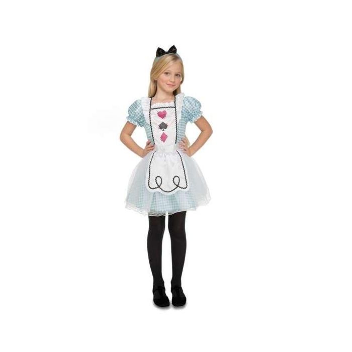 My Other Me Disfraz de Alicia para niña Talla 7-9 años Poliéster Azul