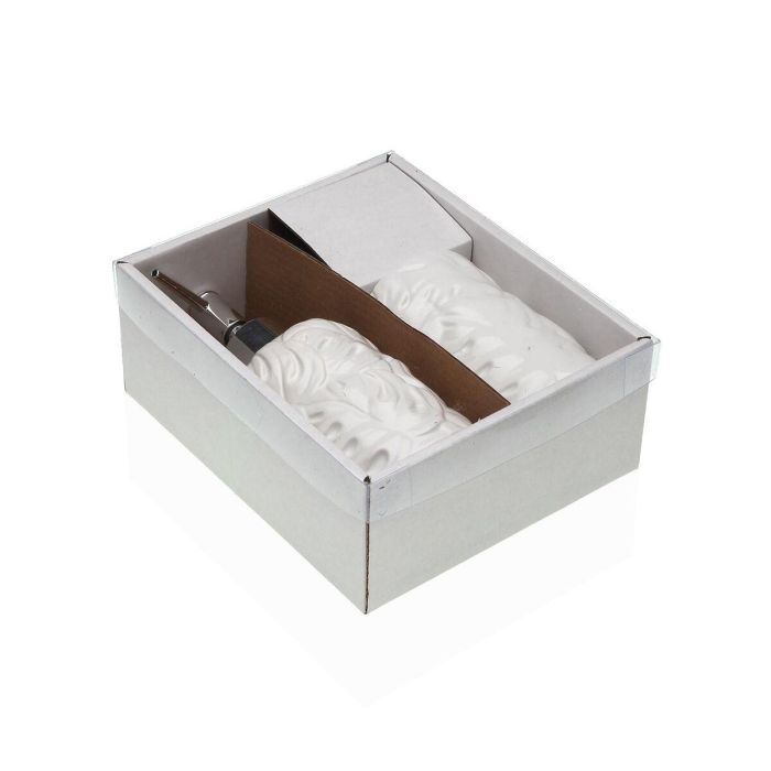 Set de Baño 2 Piezas Hojas Blanco Versa 6.8x17 cm - Dolomita (2 Unidades) 1 Set de Baño 2 Piezas Hojas Blanco Versa 6.8x17 cm - Dolomita (2 Unidades) 1