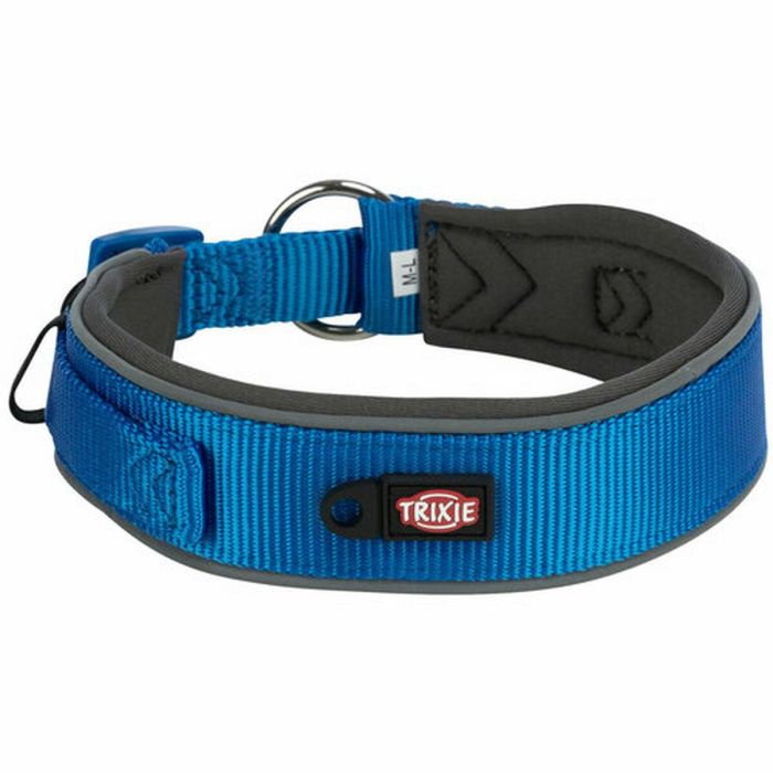 Collar para Perro Trixie Premium Grafito Azul Cobalto M/L 40-48 cm 3