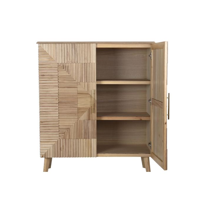Aparador DKD Home Decor Dorado Marrón claro Madera de Paulonia Madera MDF 100 x 44 x 118 cm 3
